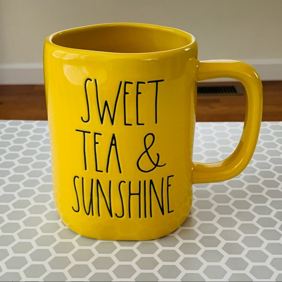 Rae Dunn Other - Rae Dunn SWEET TEA & SUNSHINE yellow mug